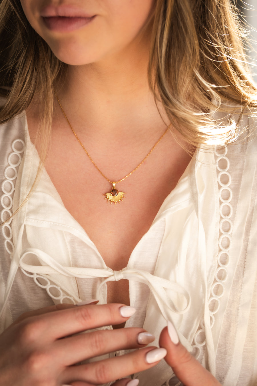 Solace Necklace Limited Edition Coffee - Gold