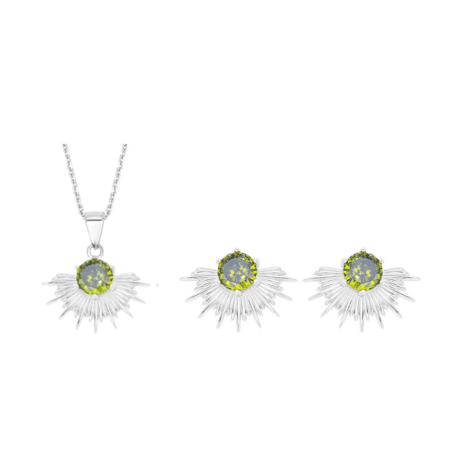 Solace Set Limited Edition Peridot - Silver