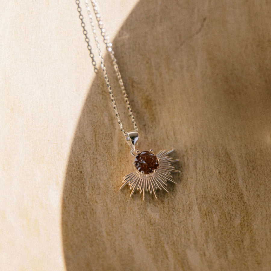 Solace Necklace Limited Edition Coffee - Silver