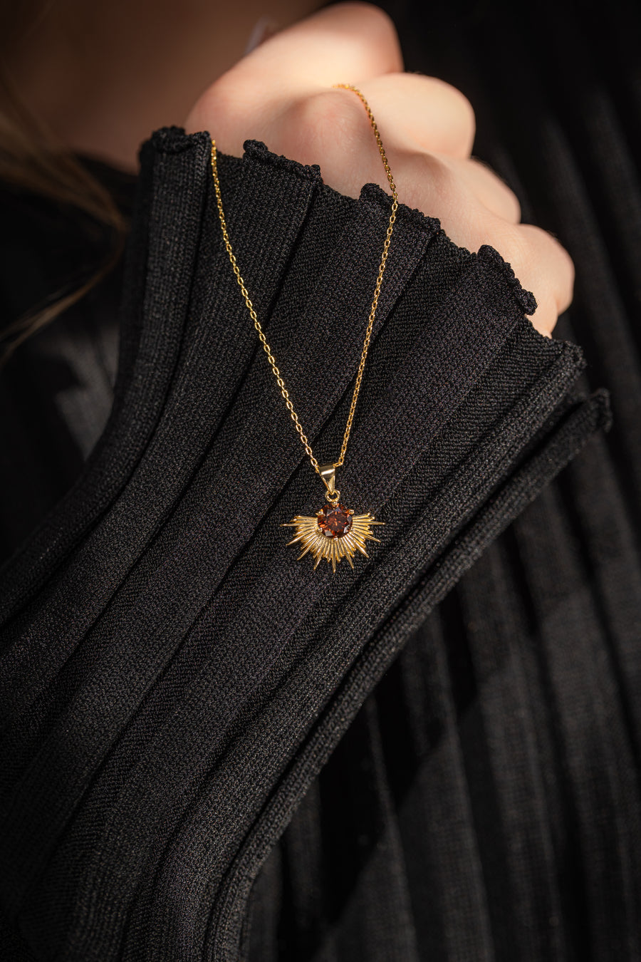 Solace Necklace Limited Edition Coffee - Gold