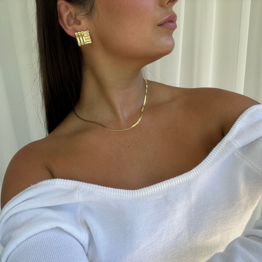 Di Earrings - Gold