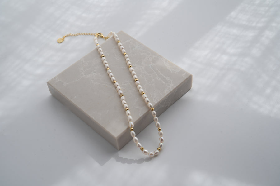 Mix and Match Pearl Set - Earrings and Necklace