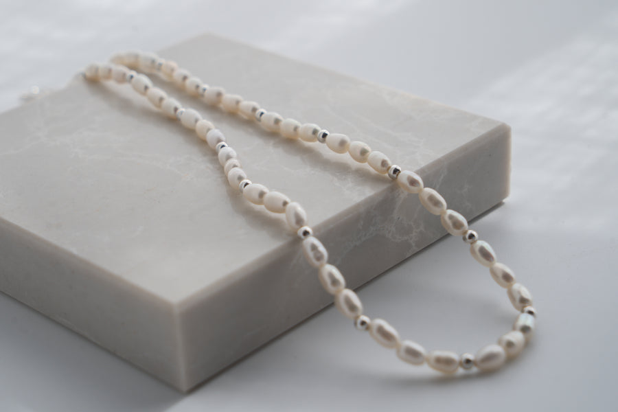 Mix and Match Pearl Set - Earrings and Necklace