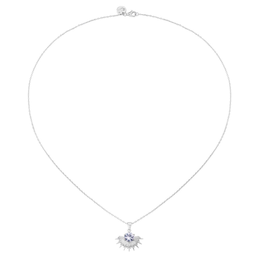 Solace Necklace Limited Edition Wisteria - Silver