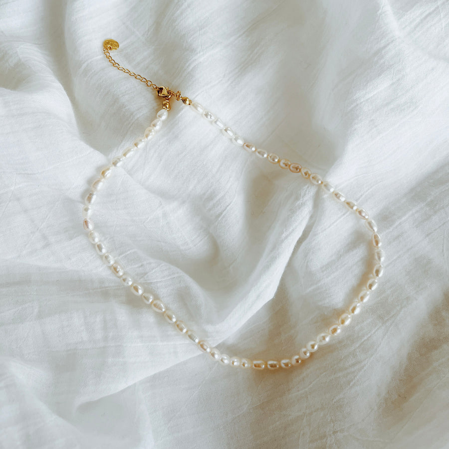 Mizuki Pearl Necklace - Gold