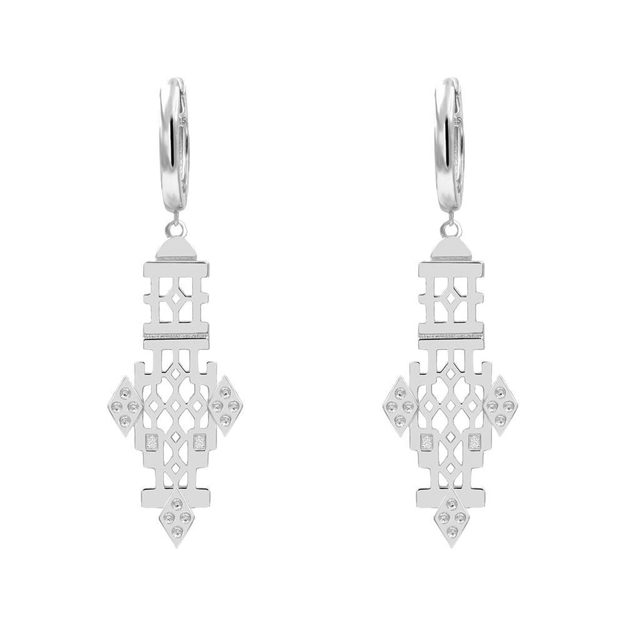 Florence Earrings -  Silver