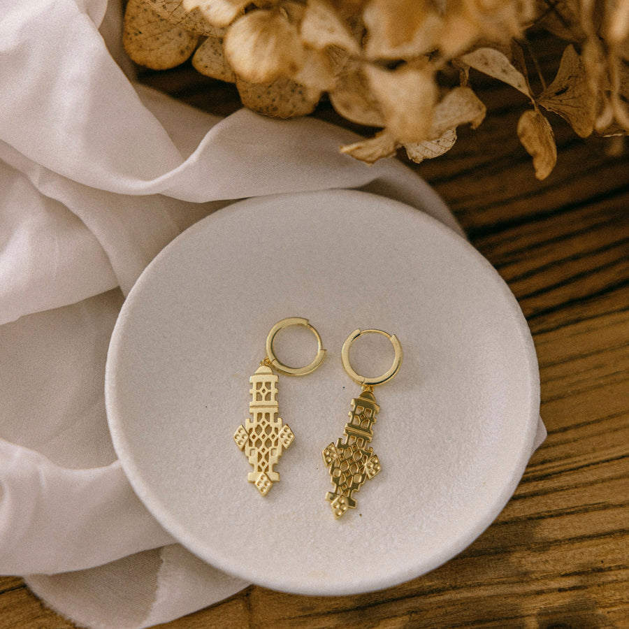 Florence Earrings - Gold